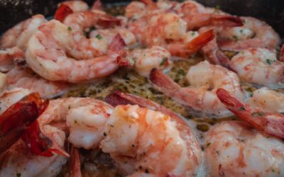 Gamba’s in knoflookboter